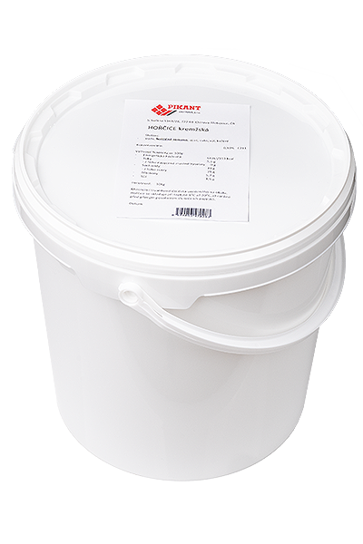 Kremser mustard UH bucket 10 kg | Pikant Ostrava, s.r.o.