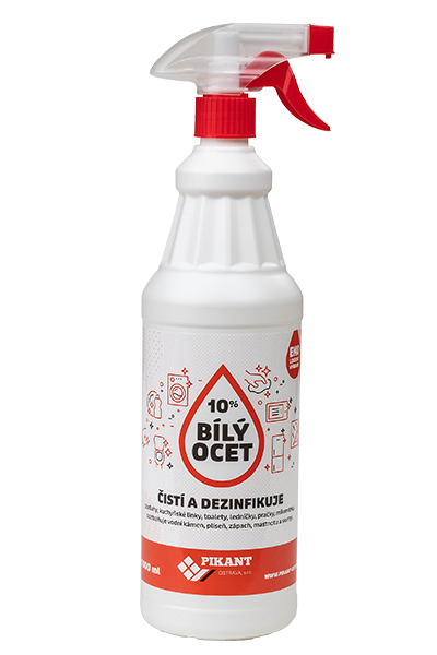Octový čistič 10% Láhev HDPE s rozprašovačem 1 000 ml (R)